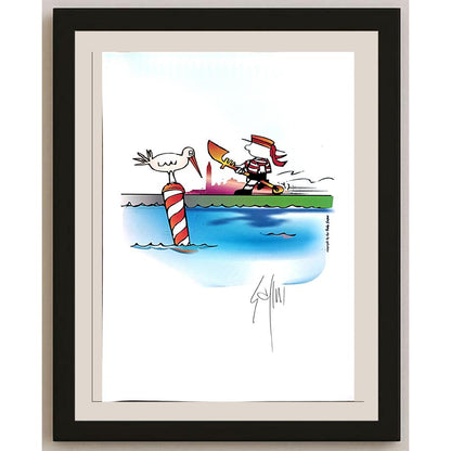 Sajini Ugo Alesssandro 29x21cm Orijinal Karikatür BOD03865