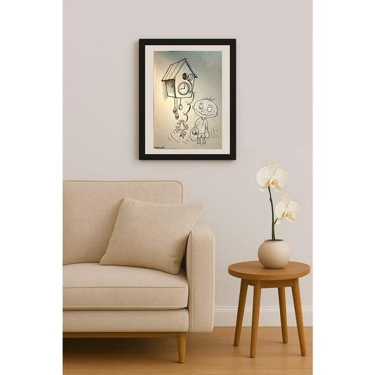 Chernyshev Nickolay 29x21cm Orijinal Karikatür BOD03871