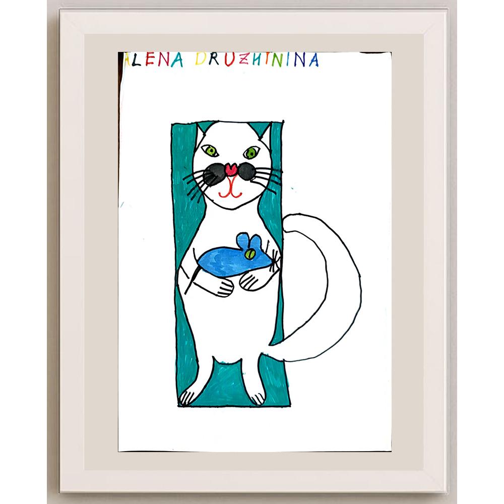 Alena Druzhinina 29x21cm Orijinal Karikatür BOD03873