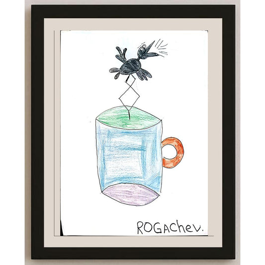 Venya Rogachev 29x21cm Orijinal Karikatür BOD03874