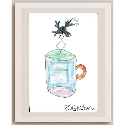 Venya Rogachev 29x21cm Orijinal Karikatür BOD03874