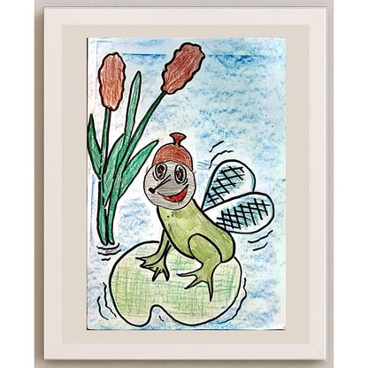 Kristina Odintzova 29x21cm Orijinal Karikatür BOD03877
