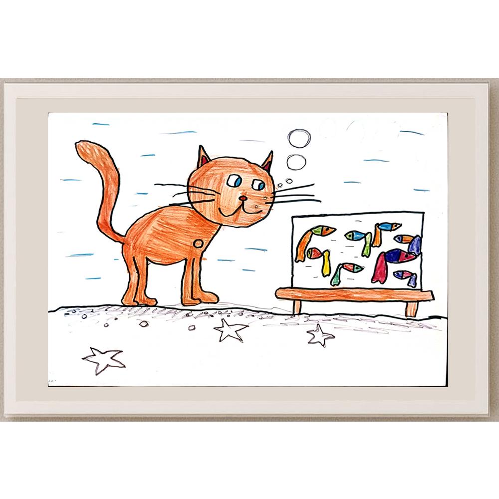 Sasha Shuvalova 29x21cm Orijinal Karikatür BOD03878