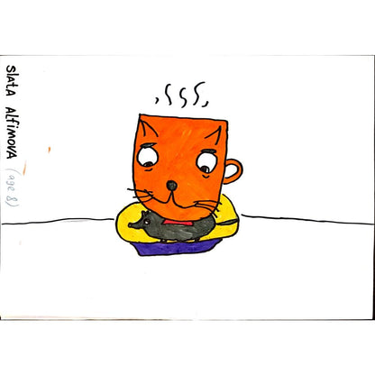 Stala Alfimova 29x21cm Orijinal Karikatür BOD03879