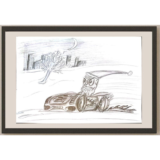 Misha Slotvitzky 29x21cm Orijinal Karikatür BOD03880