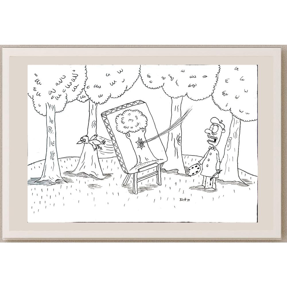 Igor Shevchenko 29x21cm Orijinal Karikatür BOD03885