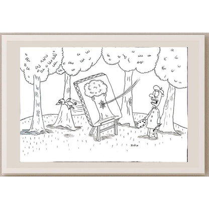 Igor Shevchenko 29x21cm Orijinal Karikatür BOD03885