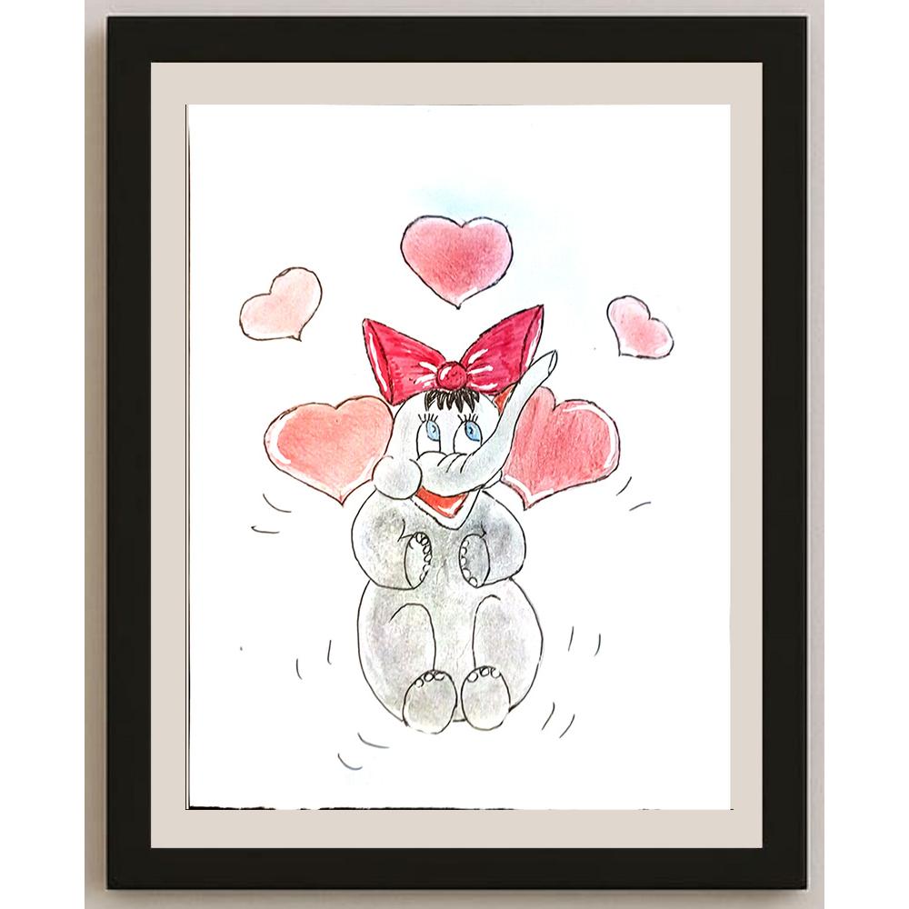 Alisa Bartkevich 29x21cm Orijinal Karikatür BOD03895