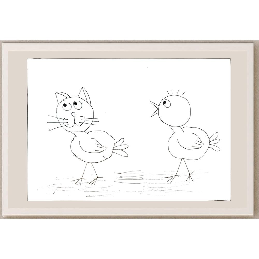 Kristina Odintzova 29x21cm Orijinal Karikatür BOD03898