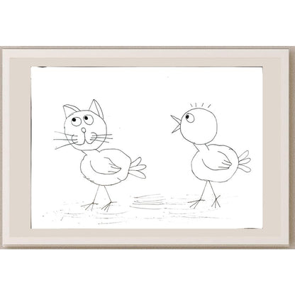 Kristina Odintzova 29x21cm Orijinal Karikatür BOD03898