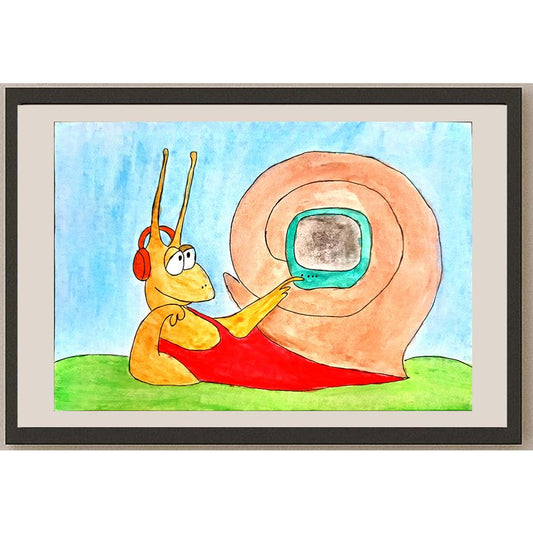 Katya Sadchikova 29x21cm Orijinal Karikatür BOD03899