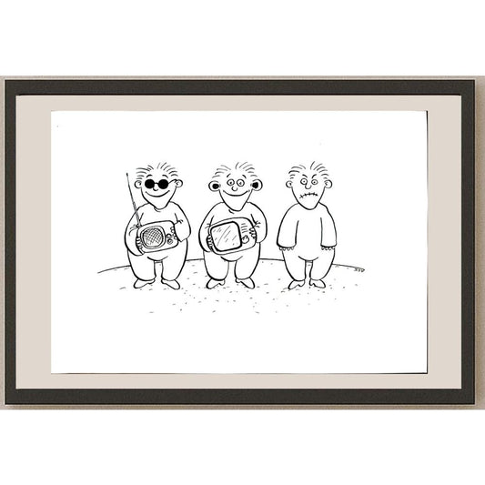 Sokolov Sergey 29x21cm Orijinal Karikatür BOD03901