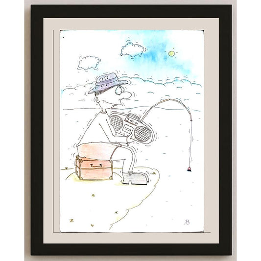 Vasya Kalashnikov 29x21cm Orijinal Karikatür BOD03904