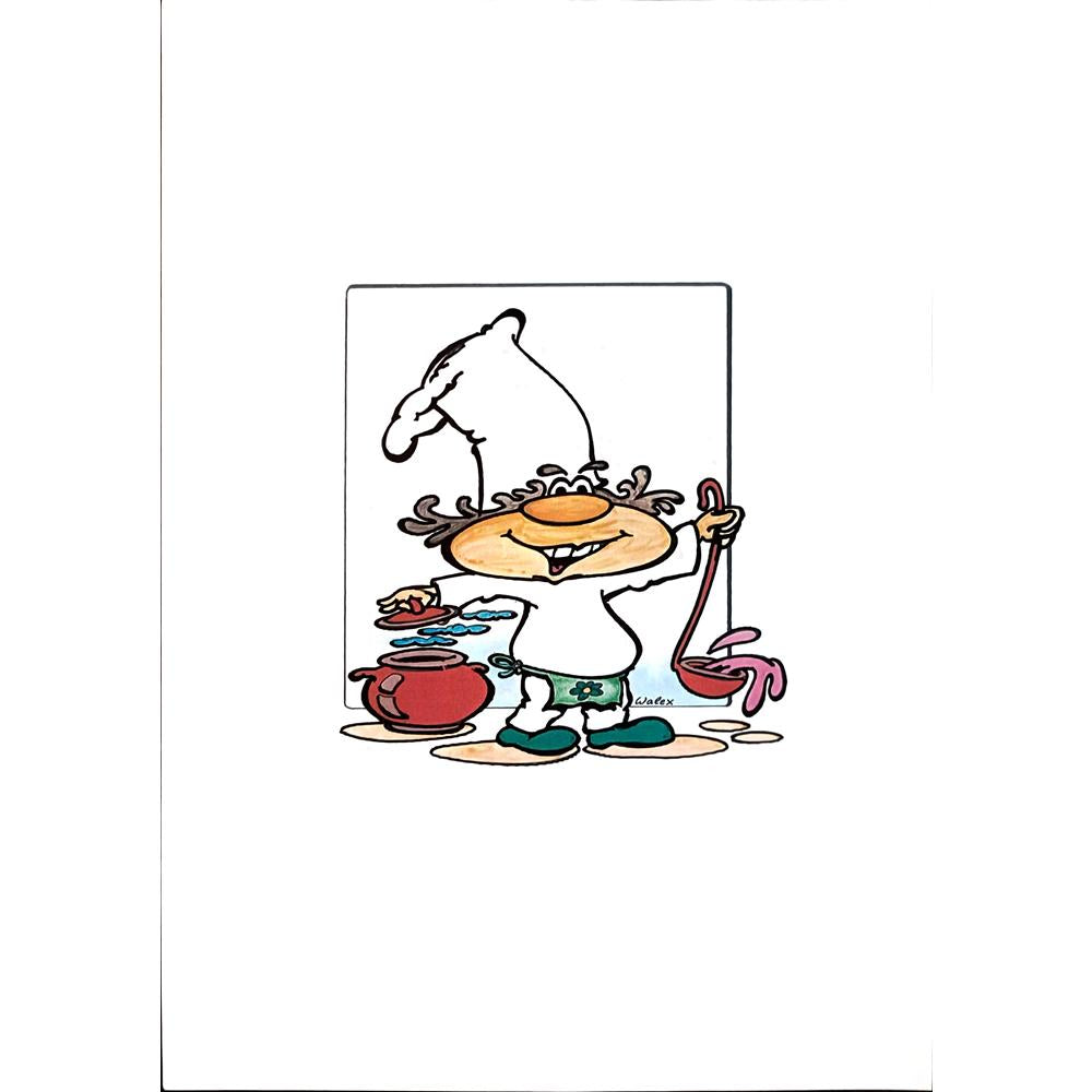 Valerio Aleksandrov 29x21cm Orijinal Karikatür BOD03914