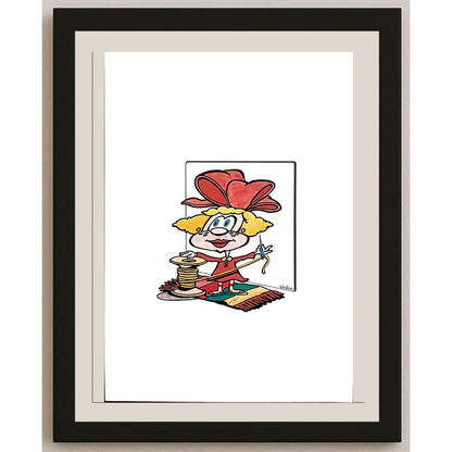 Valerio Aleksandrov 29x21cm Orijinal Karikatür BOD03915