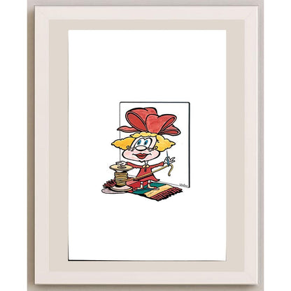 Valerio Aleksandrov 29x21cm Orijinal Karikatür BOD03915