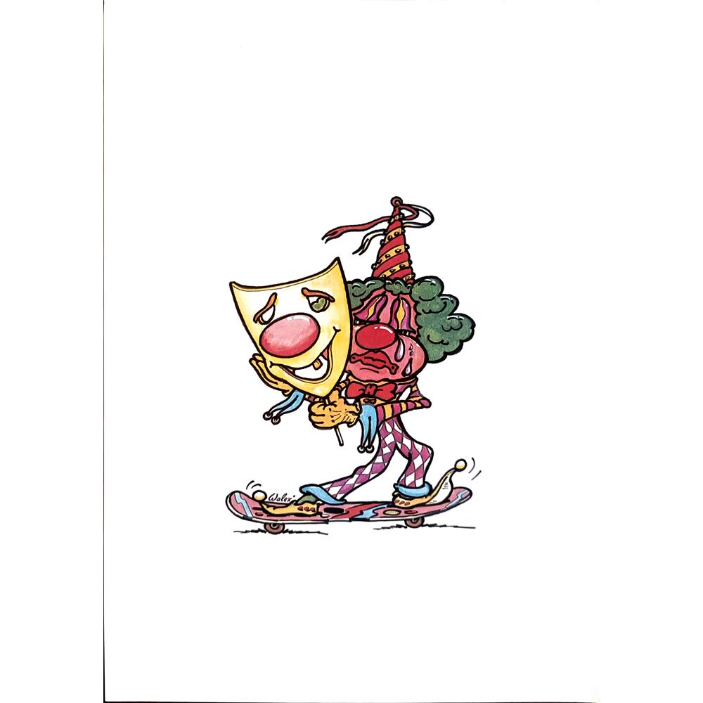 Valerio Aleksandrov 29x21cm Orijinal Karikatür BOD03918