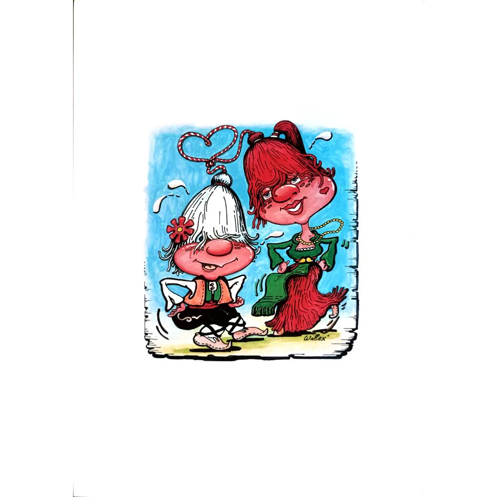 Valerio Aleksandrov 29x21cm Orijinal Karikatür BOD03922