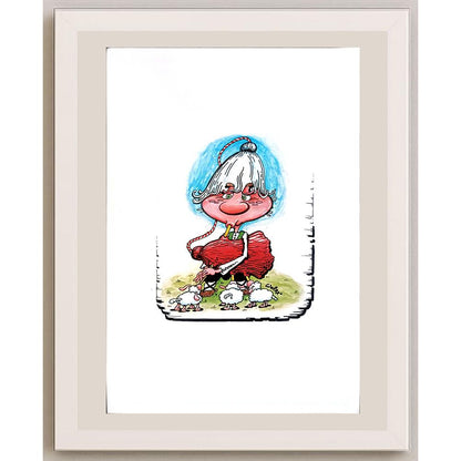 Valerio Aleksandrov 29x21cm Orijinal Karikatür BOD03923