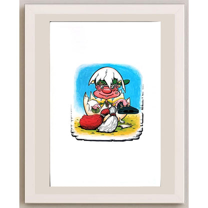 Valerio Aleksandrov 29x21cm Orijinal Karikatür BOD03925