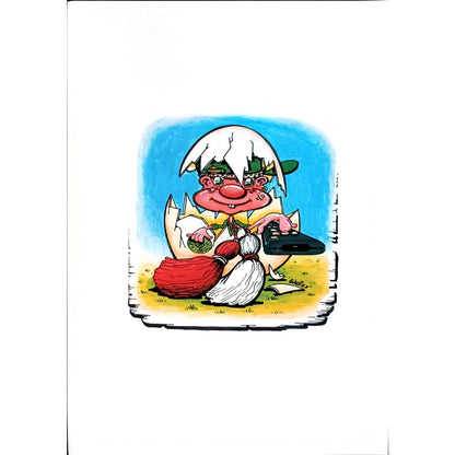 Valerio Aleksandrov 29x21cm Orijinal Karikatür BOD03925