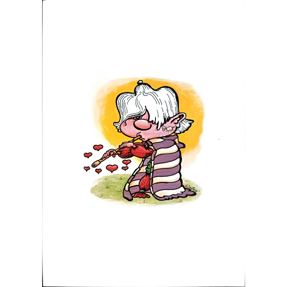 Valerio Aleksandrov 29x21cm Orijinal Karikatür BOD03927