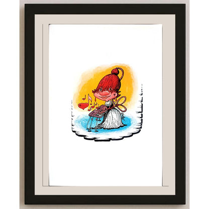Valerio Aleksandrov 29x21cm Orijinal Karikatür BOD03928