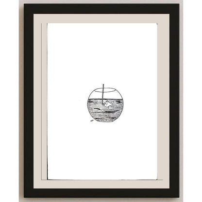 Mona Eskandary 29x21cm Orijinal Karikatür BOD03930