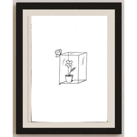 Mona Eskandary 29x21cm Orijinal Karikatür BOD03932