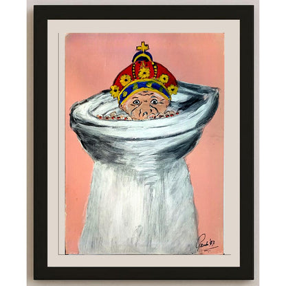 Gerda De Jong 29x21cm Orijinal Karikatür BOD03937