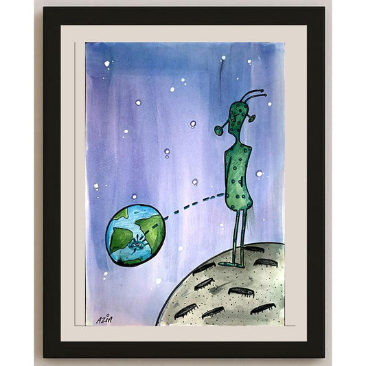 Marzeyah Rezaie 29x21 Orijinal Karikatür BOD03943