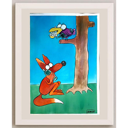 Ramin Rezaie 29x21 Orijinal Karikatür BOD03944