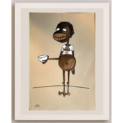 Marzeyah Rezaie 29x21 Orijinal Karikatür BOD03947
