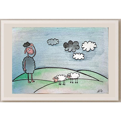 Marzeyah Rezaie 29x21 Orijinal Karikatür BOD03948