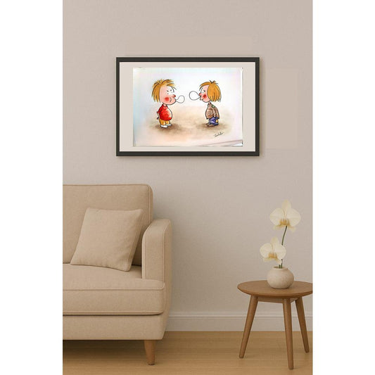 Fan Lin Tao 29x21cm Orijinal Karikatür BOD03956