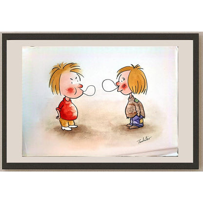 Fan Lin Tao 29x21cm Orijinal Karikatür BOD03956
