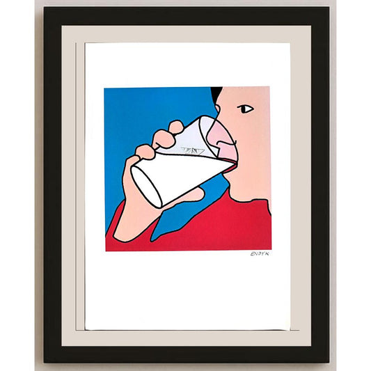 Peter Nieuwendijk 29x21cm Orijinal Karikatür BOD03958