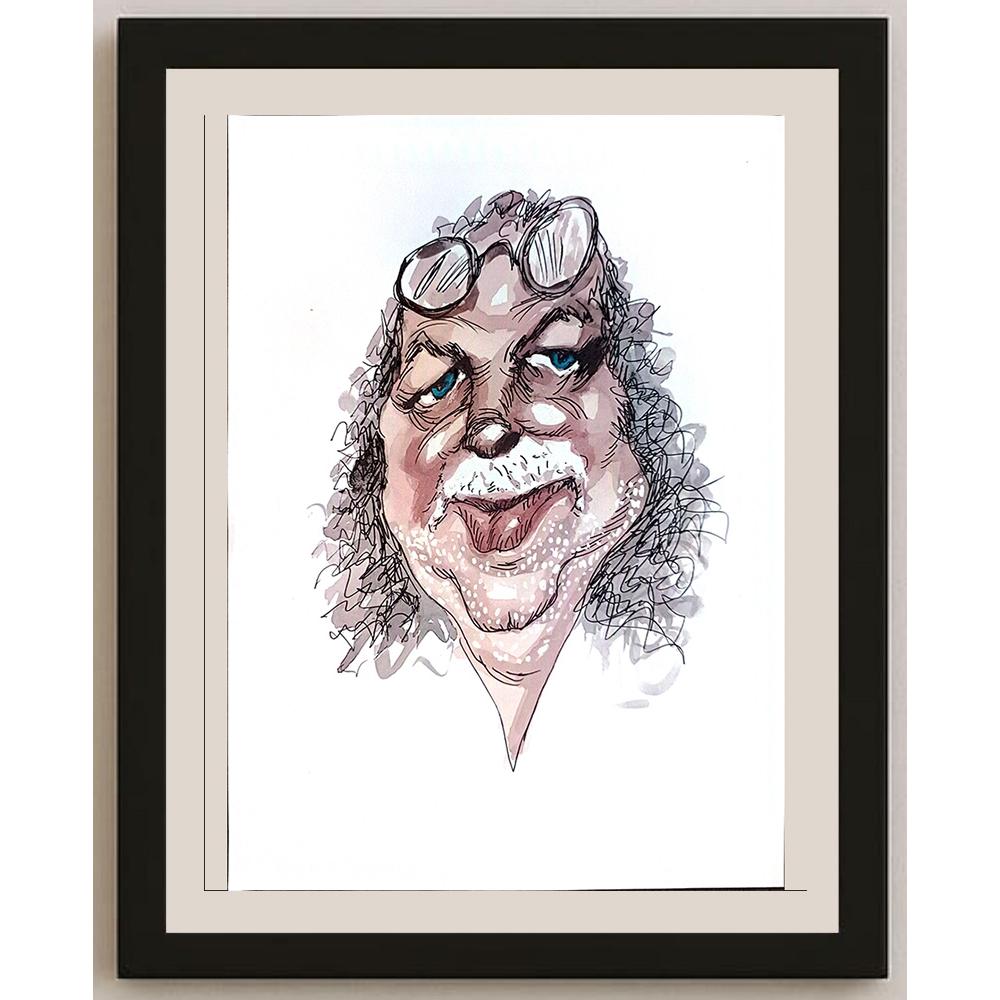 Peter Nieuwendijk 29x21cm Orijinal Karikatür BOD03960