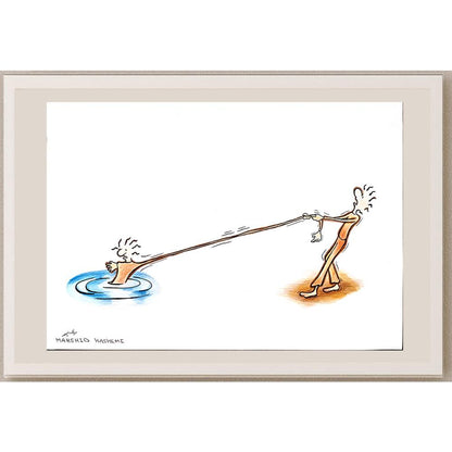 Mahshid Hashemi 29x21cm Orijinal Karikatür BOD03976