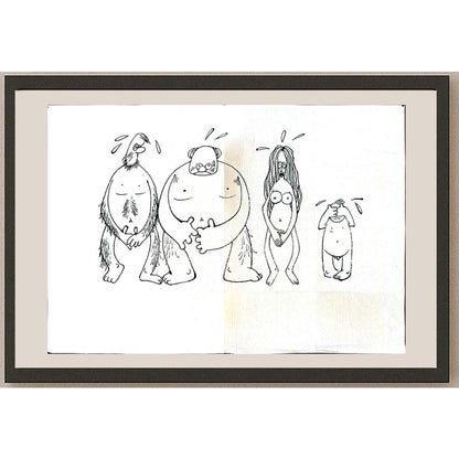 Cheng Zhen Lin 43x30cm Orijinal Karikatür BOD03977