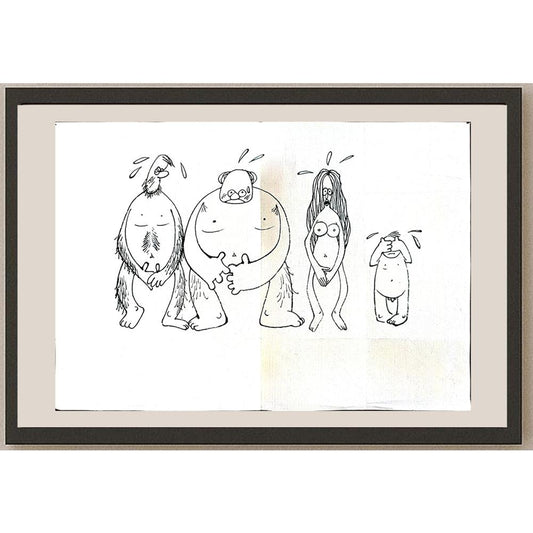 Cheng Zhen Lin 43x30cm Orijinal Karikatür BOD03977