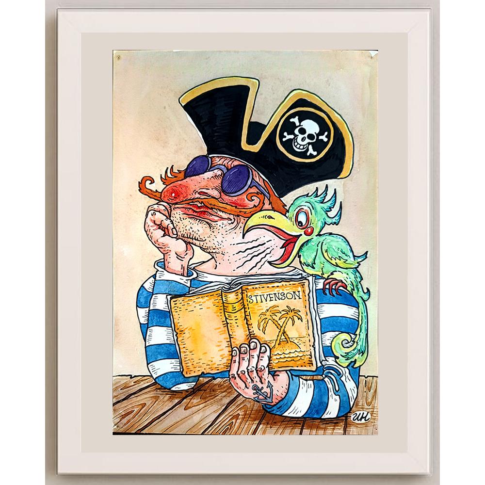 Igor Nikitin 29x21cm Orijinal Karikatür BOD03991