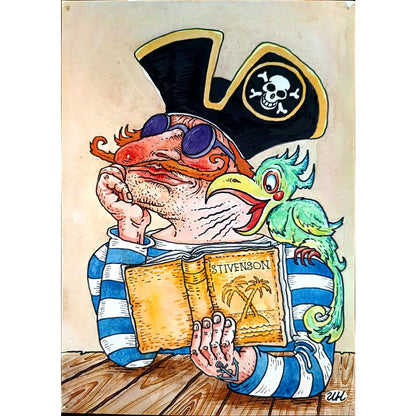 Igor Nikitin 29x21cm Orijinal Karikatür BOD03991