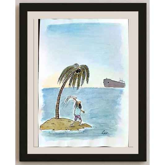 Gazizov Aidarbek 29x21cm Orijinal Karikatür BOD04001
