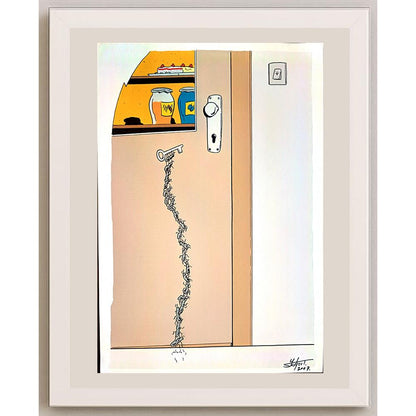 Tomislav Skiljac 29x21cm Orijinal Karikatür BOD04004