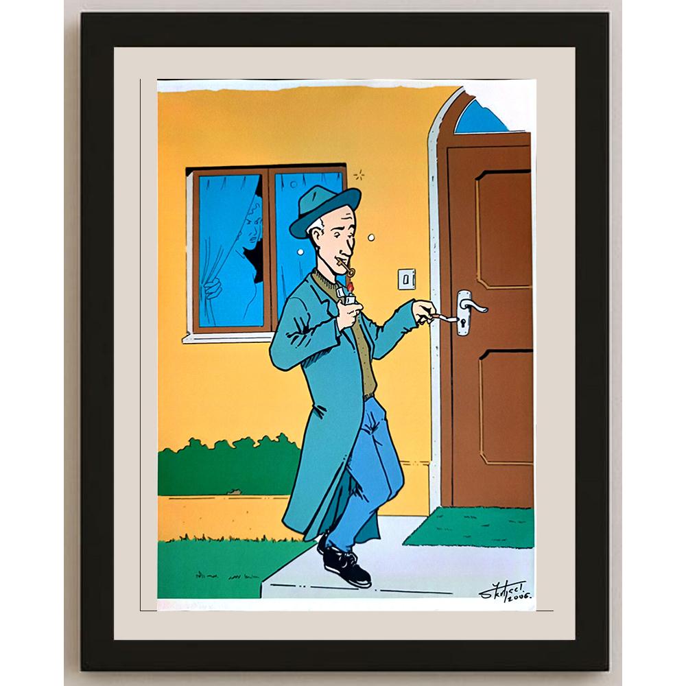 Tomislav Skiljac 29x21cm Orijinal Karikatür BOD04005