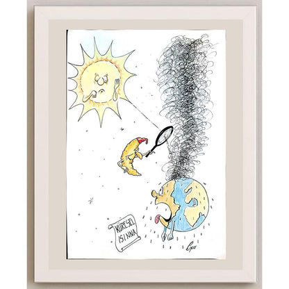 Josip Kovacevic 29x21cm Orijinal Karikatür BOD04006