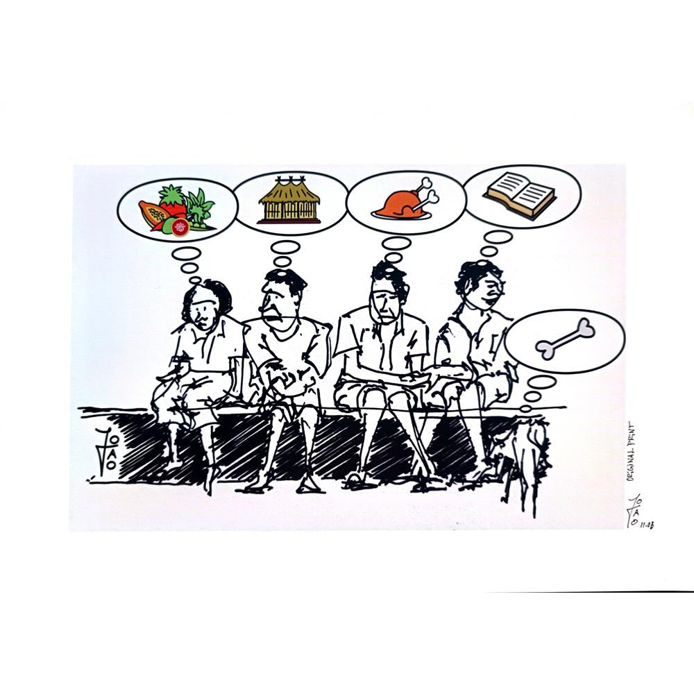 Joao Alves Baptista 29x21cm Orijinal Karikatür BOD04011