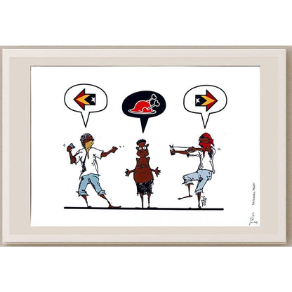 Joao Alves Baptista 29x21cm Orijinal Karikatür BOD04016