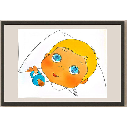Vlasta Svejdova 31x25cm Orijinal Karikatür BOD04023